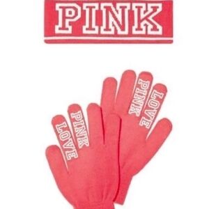 PINK Victoria's Secret Pink Gloves Set